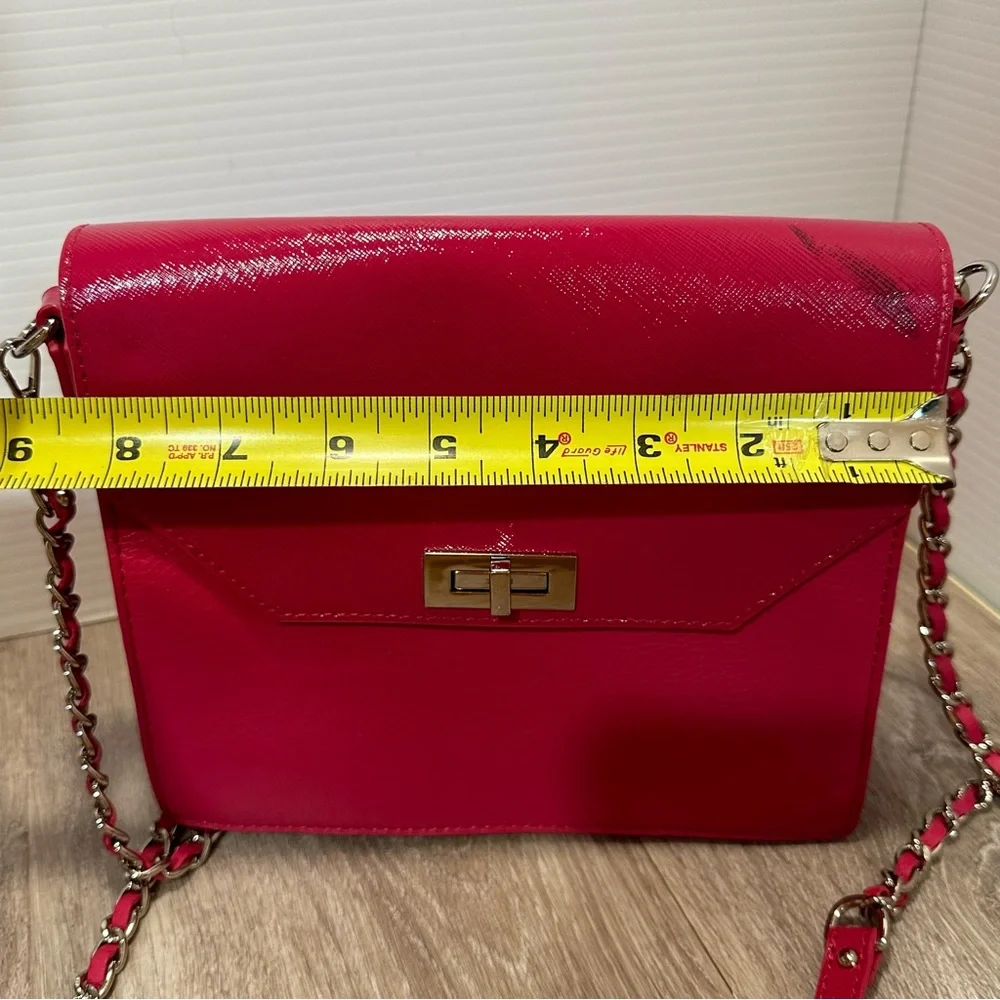 Hot Pink Lancaster Long Shoulder Purse